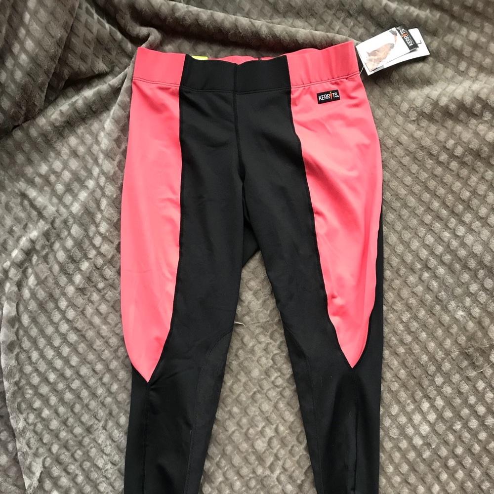 NEW Kerrits Flow Rise Knee Patch Riding Tights